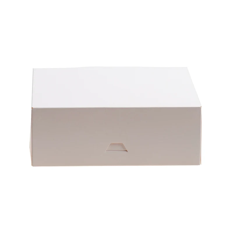 CAJA TARTA BLANCA CARTÓN 23X23X10CM