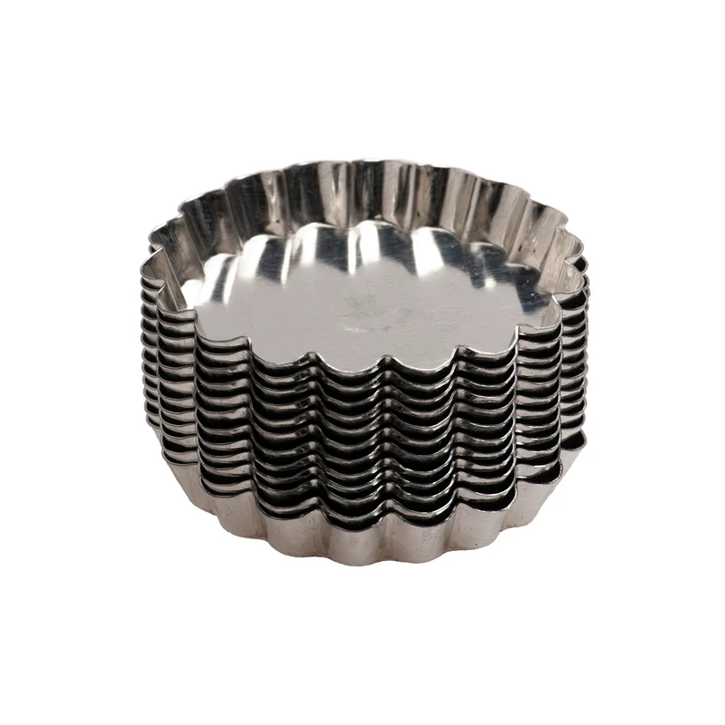 BLISTER 12 MOLDES REDONDOS TARTALETAS Ø 9CM H 1,5CM