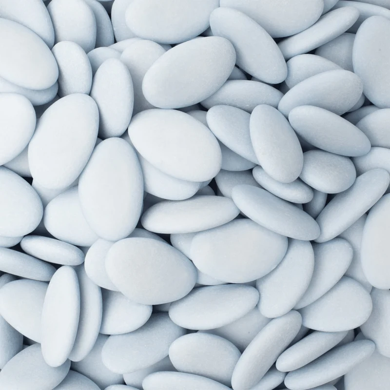 Suikerbonen blauw mat