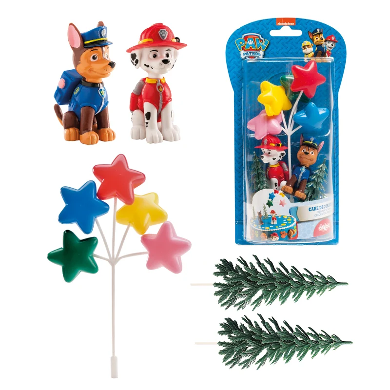 KIT PVC RETAIL PAW PATROL PARA DECORAR TARTAS