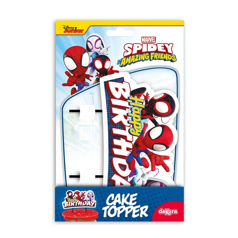 CAKE TOPPER PAPEL SPIDEY 17.5X15CM