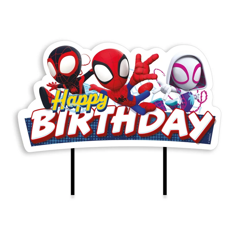 CAKE TOPPER PAPEL SPIDEY 17.5X15CM