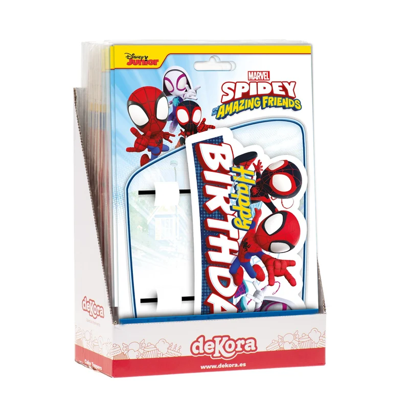 CAKE TOPPER PAPEL SPIDEY 17.5X15CM