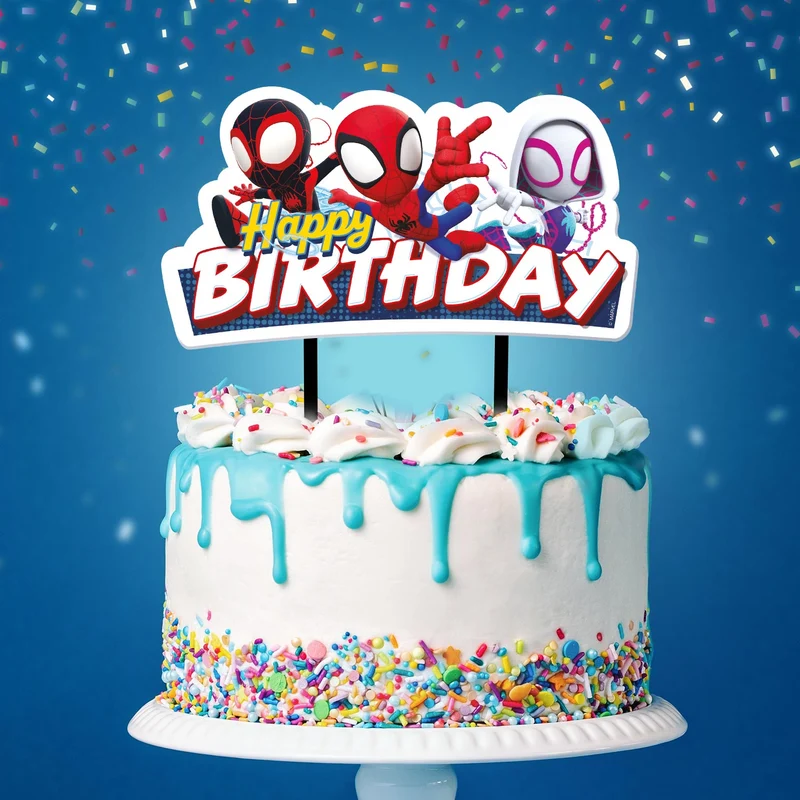 CAKE TOPPER PAPEL SPIDEY 17.5X15CM