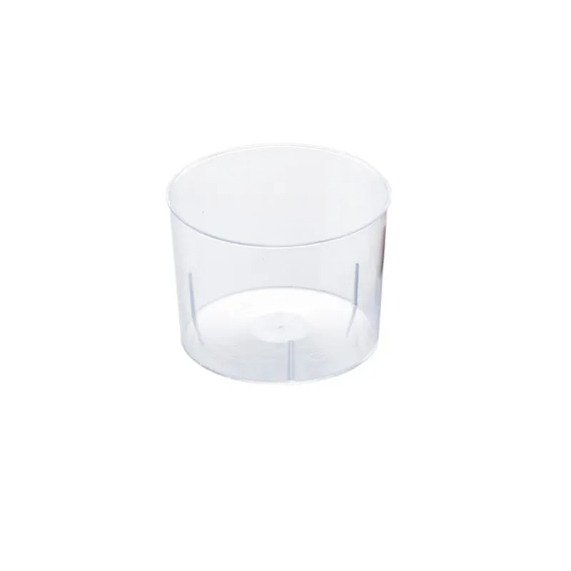 VASITO PLÁSTICO REDONDO 78MMDIAMXH57MM CAP.210ML