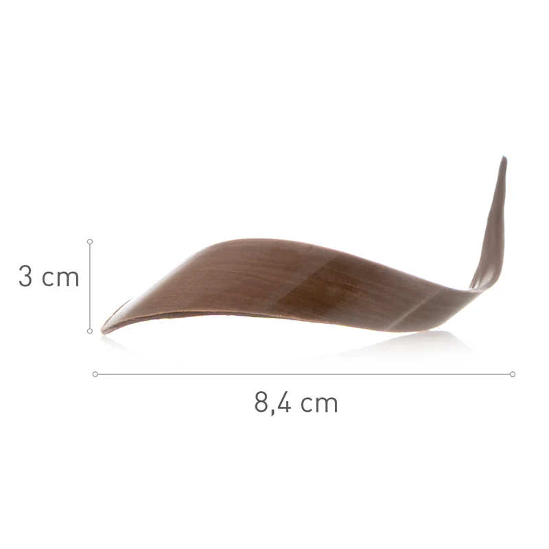 ESPIRAL TWISTER CHOCOLATE NEGRO 84X30MM