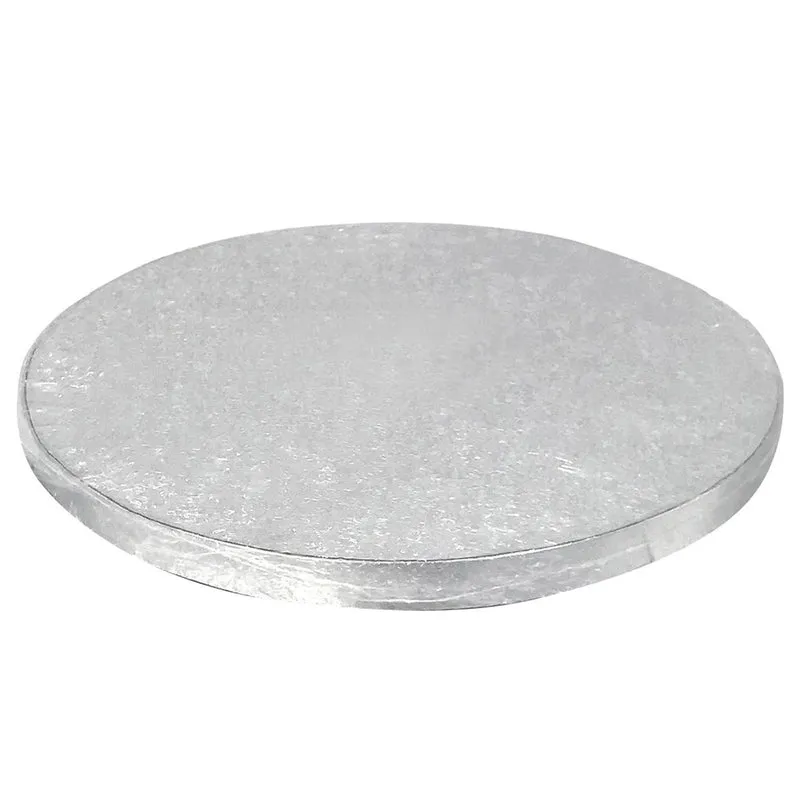 BASE DE TARTA REDONDA PLATEADA Ø 45CM H 1.2CM