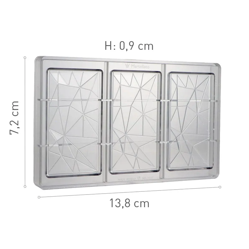MOLDE POLICARBONATO MIRROR 138X72XH9MM