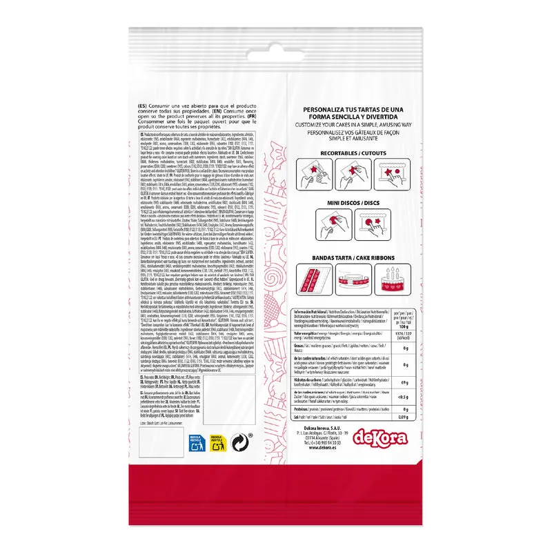 MIX DISCOS COMESTIBLES NAVIDAD ZERO 6U Ø 5,8CM