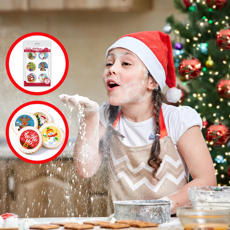 MIX DISCOS COMESTIBLES NAVIDAD ZERO 6U Ø 5,8CM