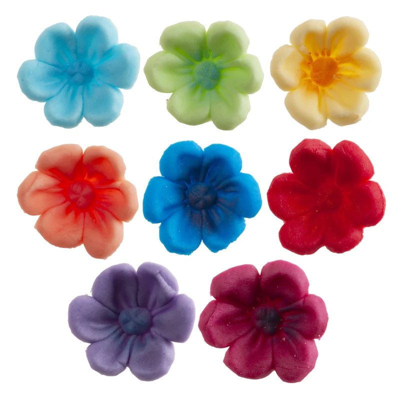 FLOR DE AZUCAR SURTIDO 8 COLORES Ø 2,5CM