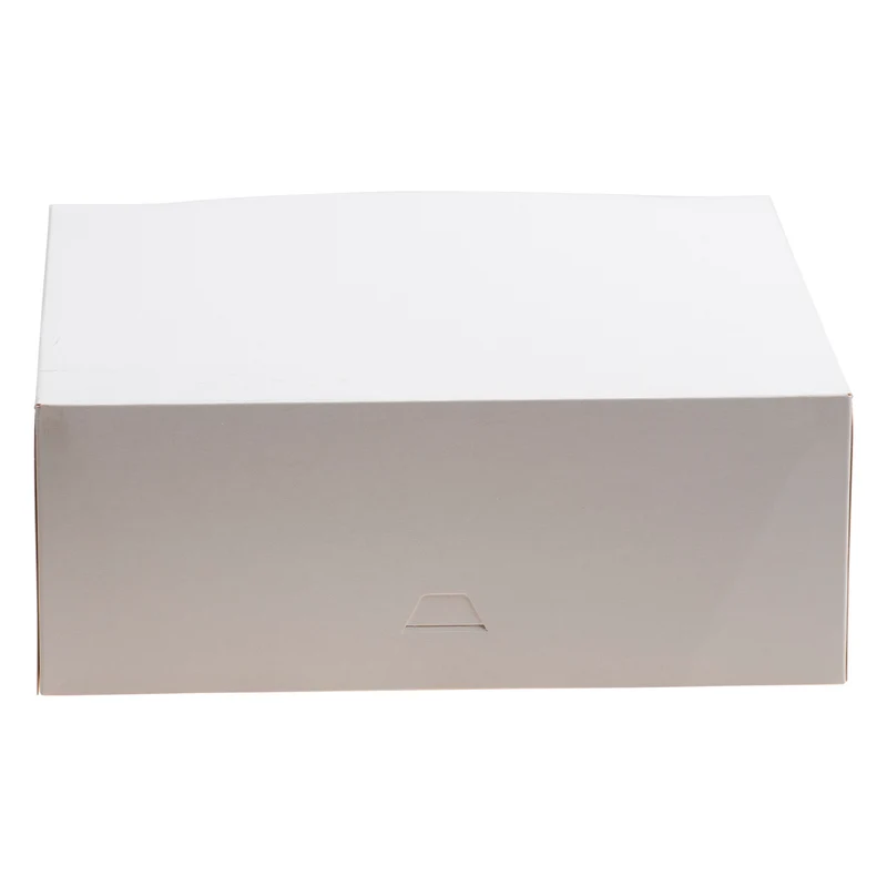 CAJA TARTA BLANCA CARTÓN 32X32X10CM