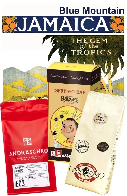 Set d'Assaggio con Jamaica Blue Mountain