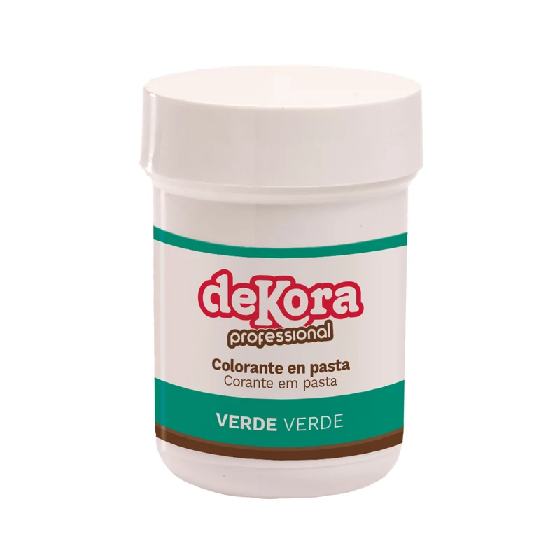 6 COLORANTES EN GEL HIDROSOLUBLE VERDE 30G