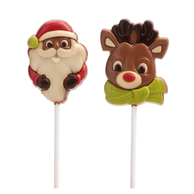 PIRULETAS CHOCOLATE NAVIDAD 20GR 2 MODELOS SURT.