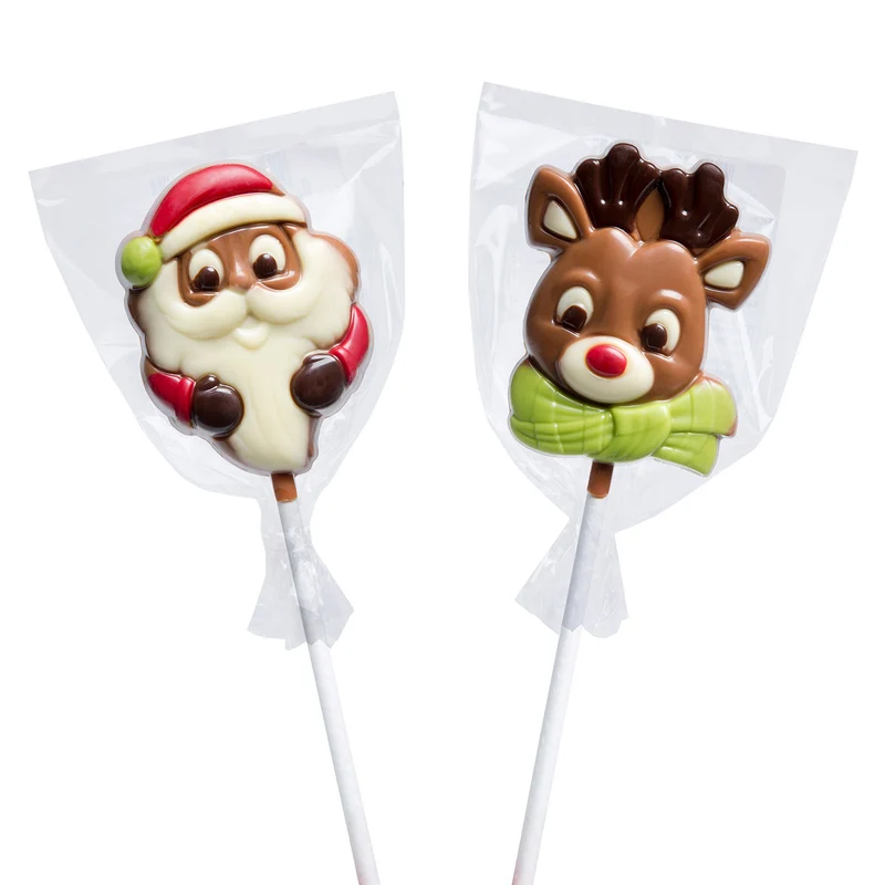 PIRULETAS CHOCOLATE NAVIDAD 20GR 2 MODELOS SURT.
