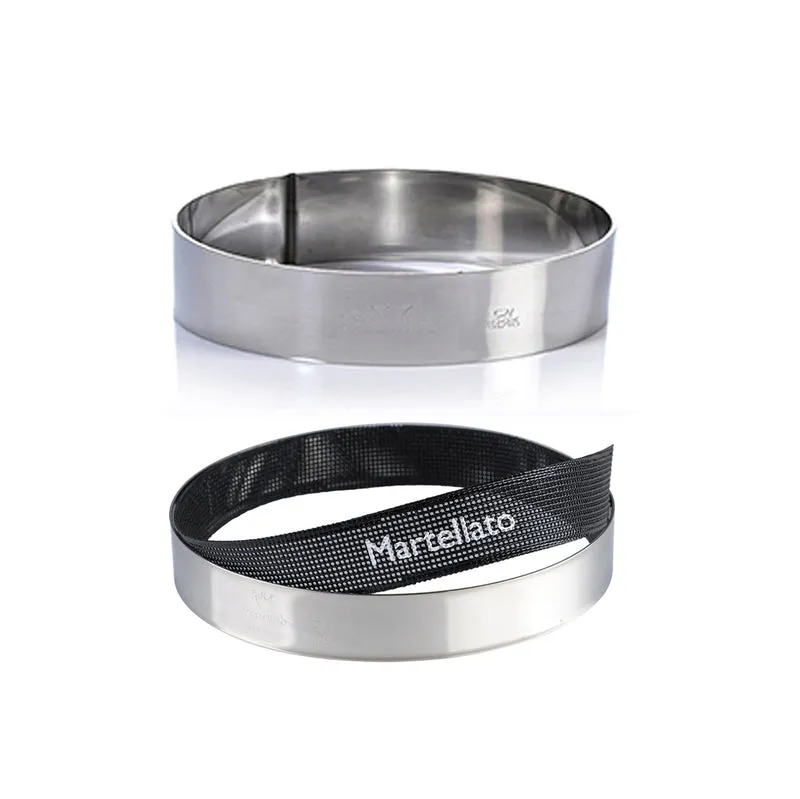 MOLDE ARO ACERO INOX.DIAM 16H4CM