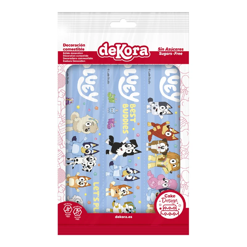 RIBBONS BLUEY Y BINGO PAPEL COMESTIBLE A5 14,8X21CM