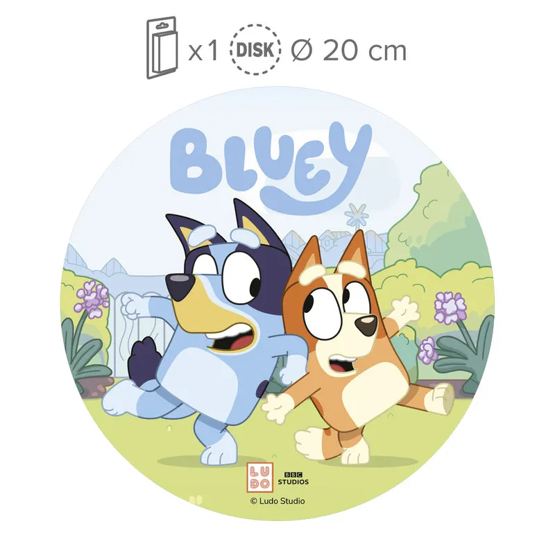DISCO OBLEA TARTA BLUEY 20CM