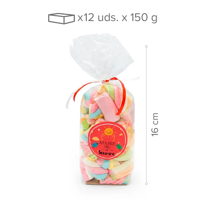 CHACHI BAGS MALLOW 150G - CON MENSAJE EN FRANCÉS