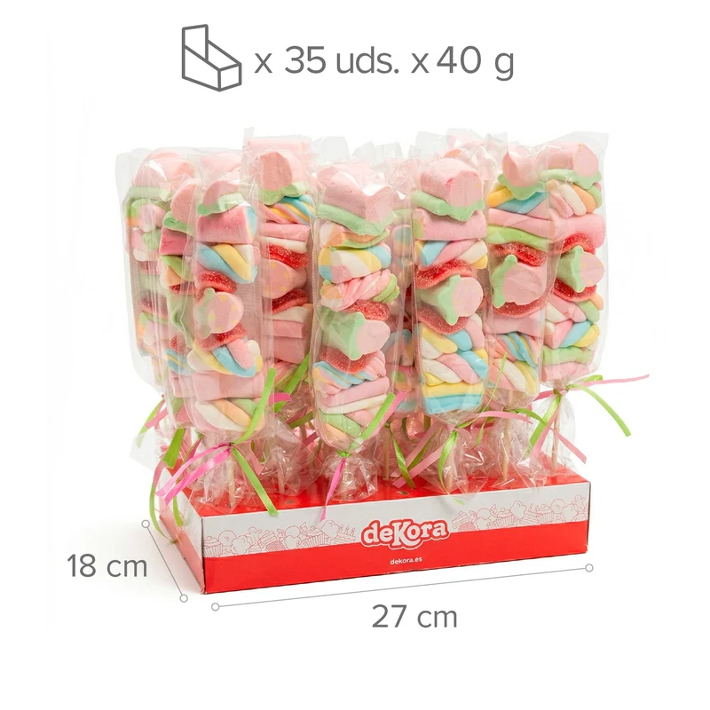 BROCHETA NUBE COLORES SUAVES 40GR