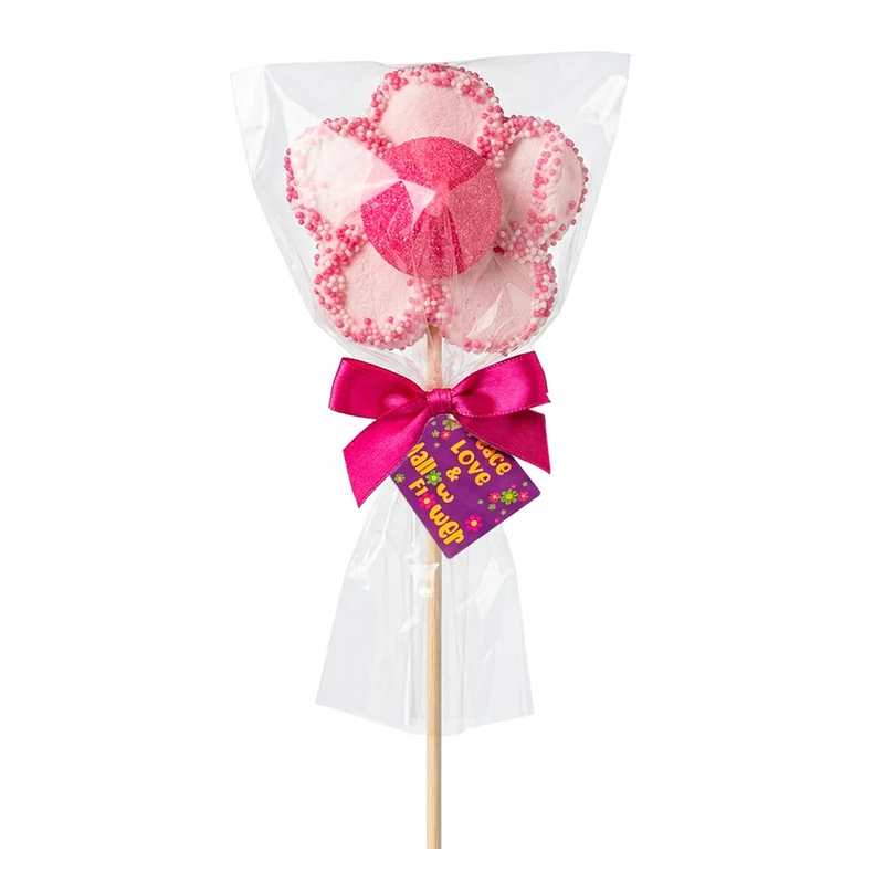 PIRULETA MALLOW FLORES COLORES 35GR
