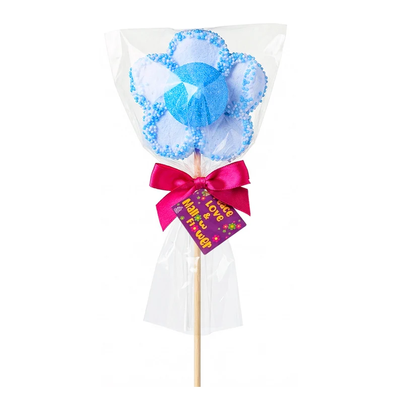 PIRULETA MALLOW FLORES COLORES 35GR