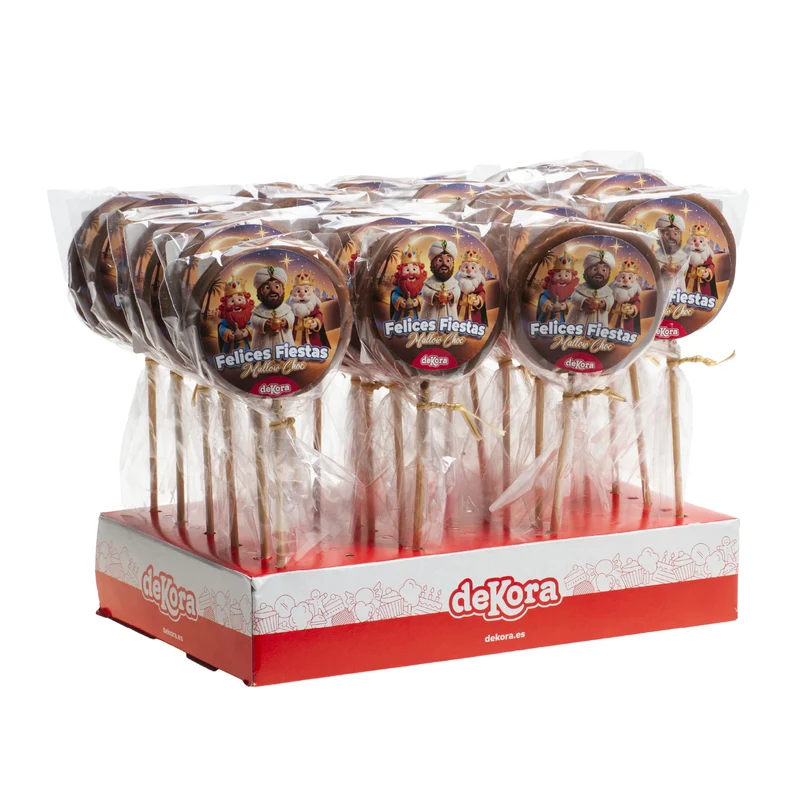 PIRULETAS MALLOW CHOC REYES MAGOS 30GR