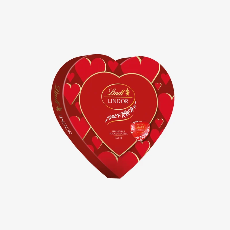 Scatola Cuore Lindor Latte