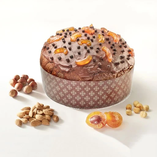 Panettone Cioccoloso all'Albicocca e Vaniglia