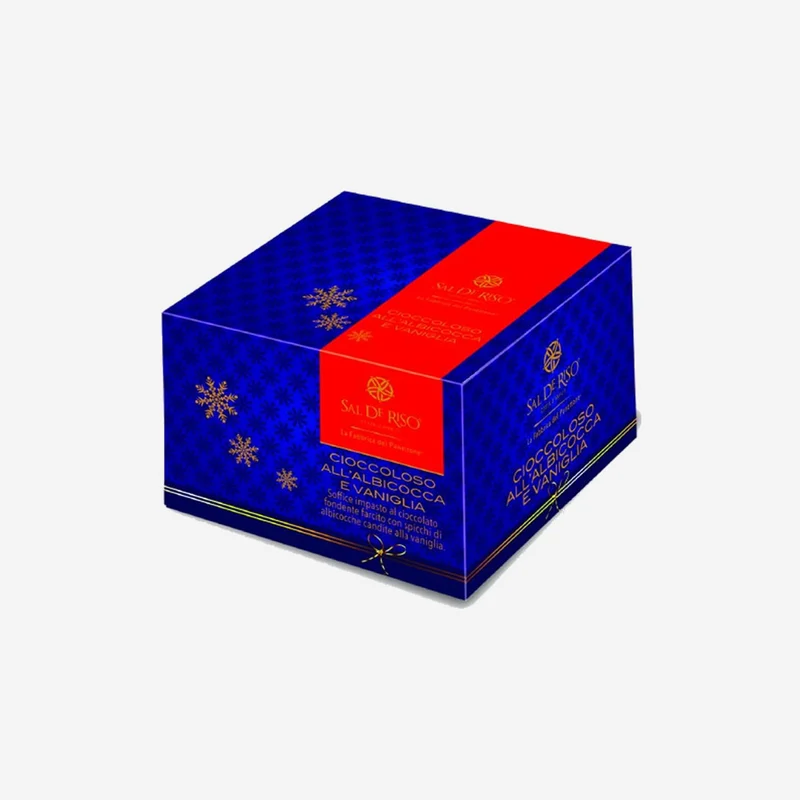Panettone Cioccoloso all'Albicocca e Vaniglia