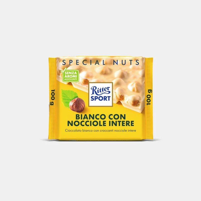Ritter Sport Bianco con Nocciole Intere