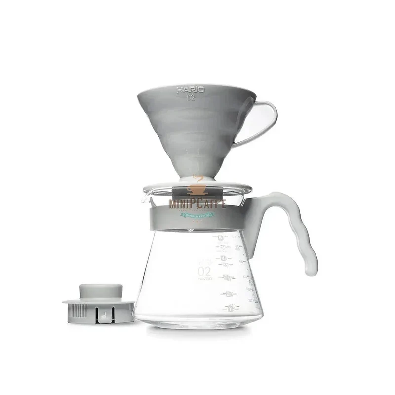 Hario V60 Pour Over Starter Kit Pale Grey