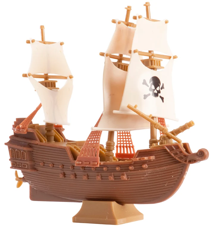 BARCO PIRATA DE PLÁSTICO 11X11CM