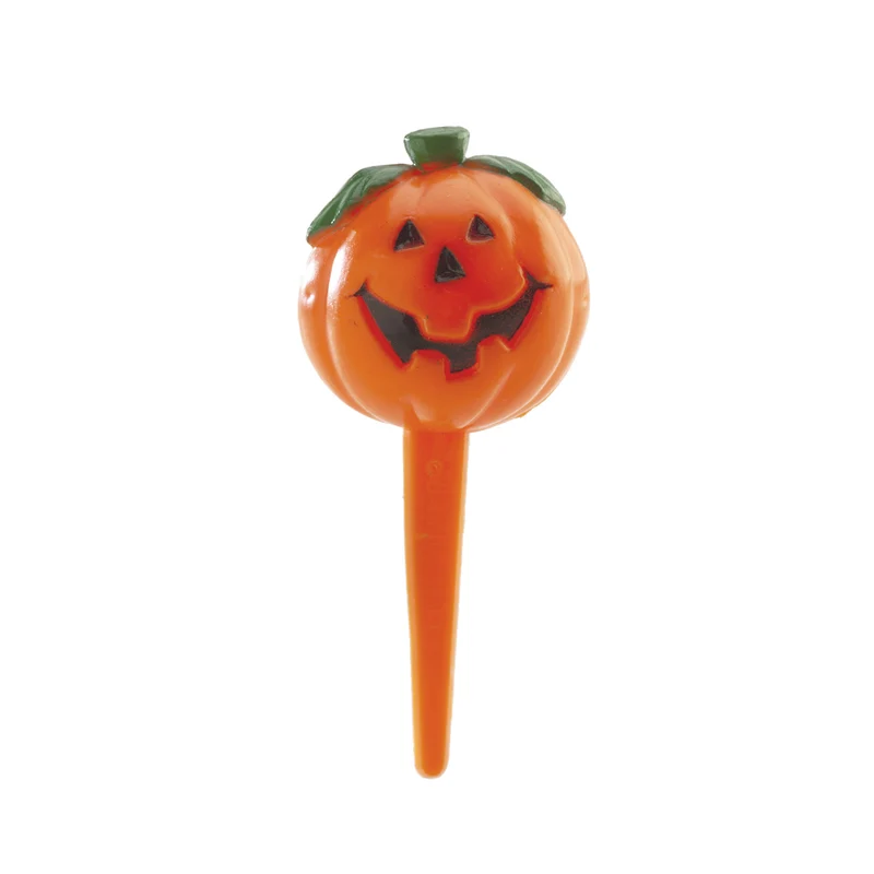 CAKE TOPPER DE PLASTICO CALABAZA HALLOWEEN 3D 7*3.5CM