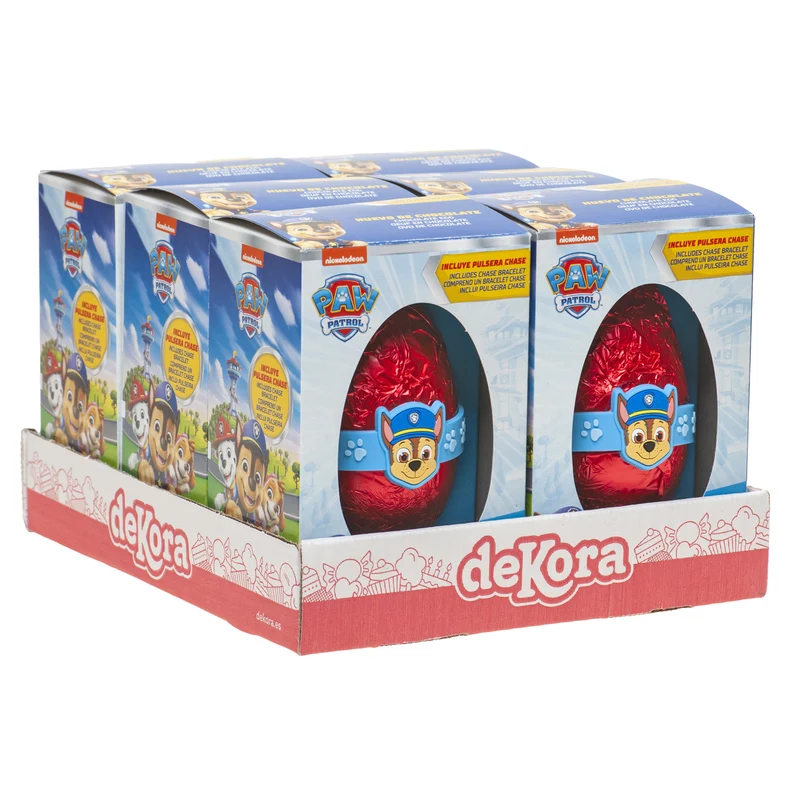 HUEVO CHOCOLATE CON PULSERA CHASE 55GR