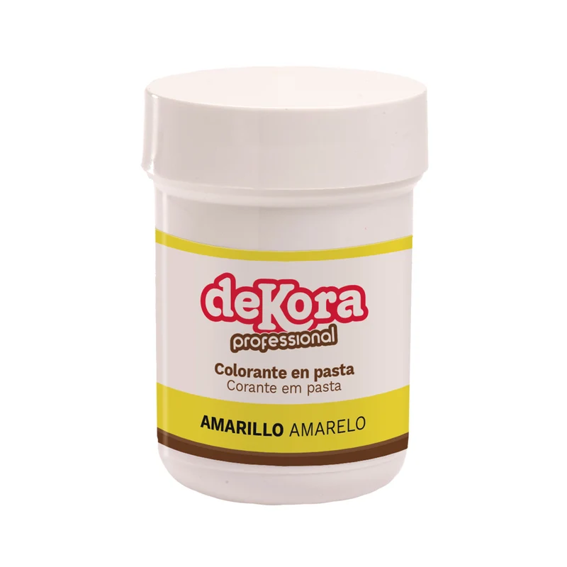 6 COLORANTES EN GEL HIDROSOLUBLE AMARILLO 30G