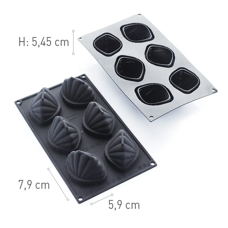 6 MOLDES CALIPSO 79X59 H 54.5 MM