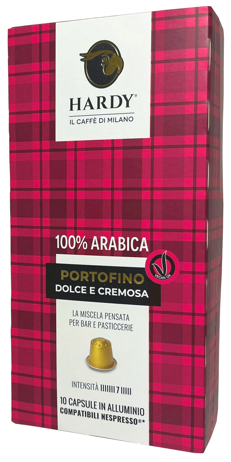 Hardy Portofino Capsule in alluminio compatibili Nespresso®