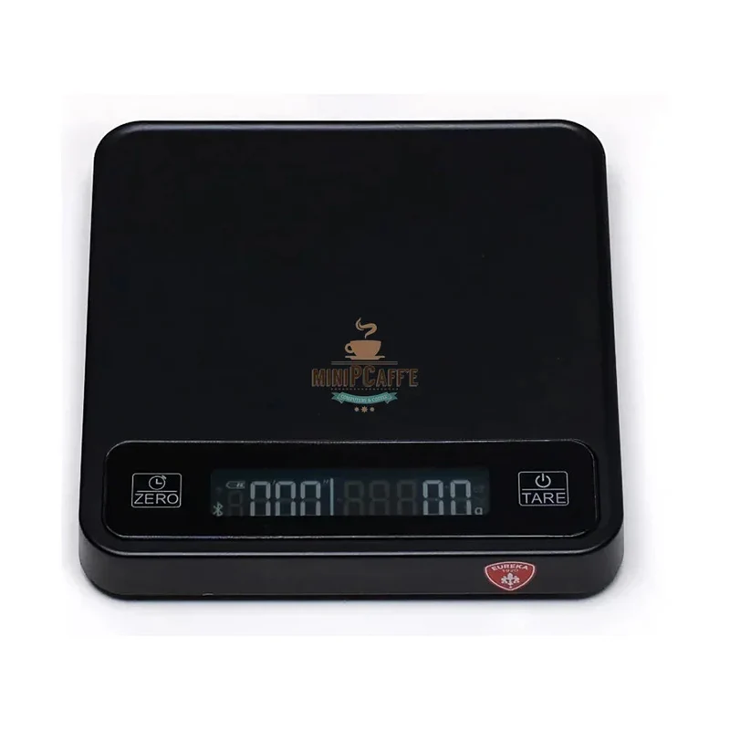 Eureka Baby Olive Wood Hand Grinder Set with Precisa Coffee Scale