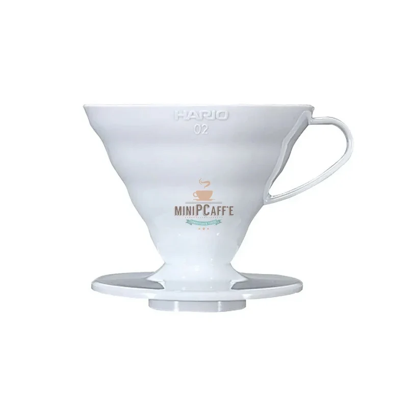 Hario V60 Pour Over Set 02 with Buono Kettle and Server White