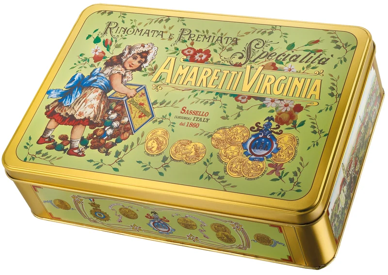 Amaretti Virginia - Soft Amaretti in Scatola di Latta