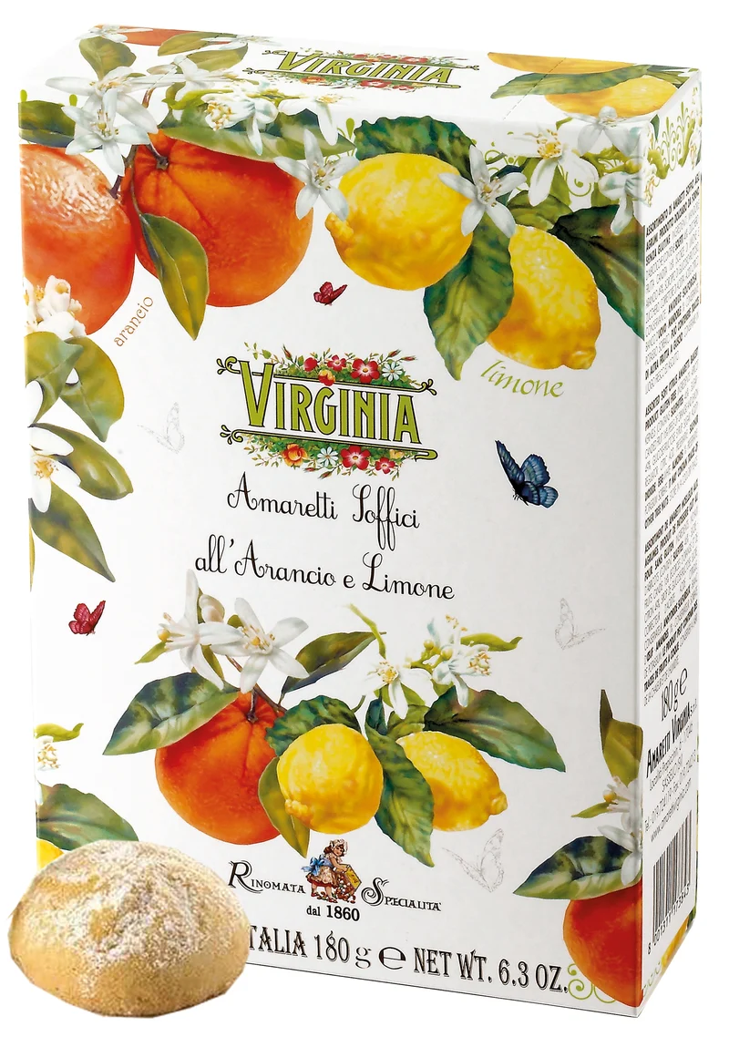 Amaretti Virginia - Amaretti morbidi all'arancia e al limone