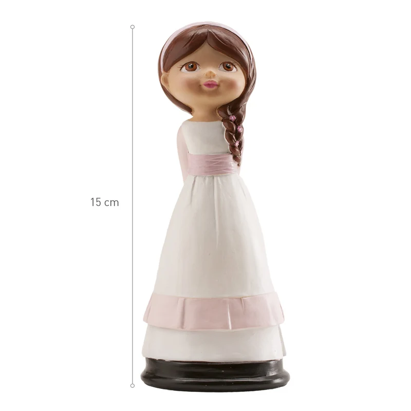 FIGURA TARTA COMUNIÓN NIÑA MARINERA 15 CM