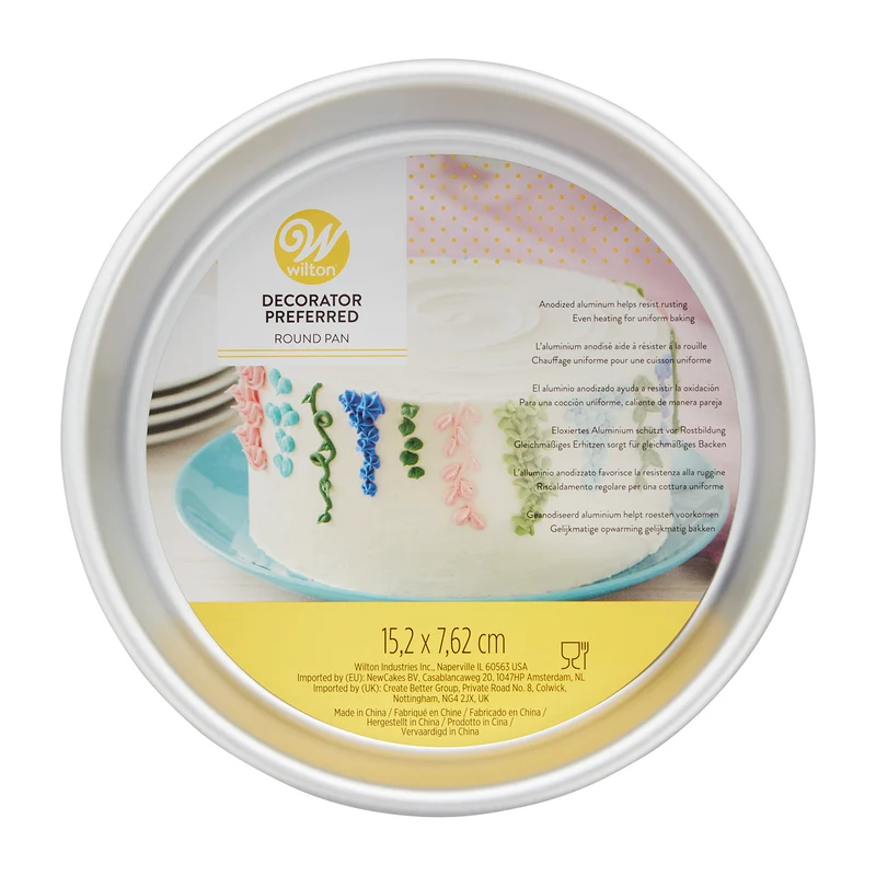 WILTON MOLDE DECORATOR PREFERRED REDONDO Ø 15 X 7,5 CM