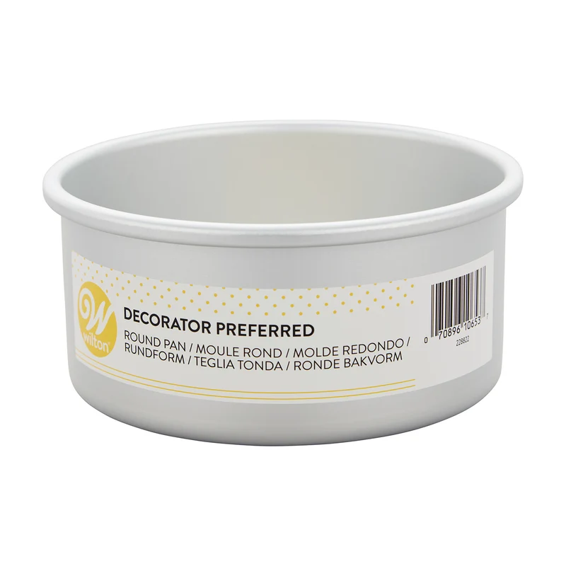 WILTON MOLDE DECORATOR PREFERRED REDONDO Ø 15 X 7,5 CM