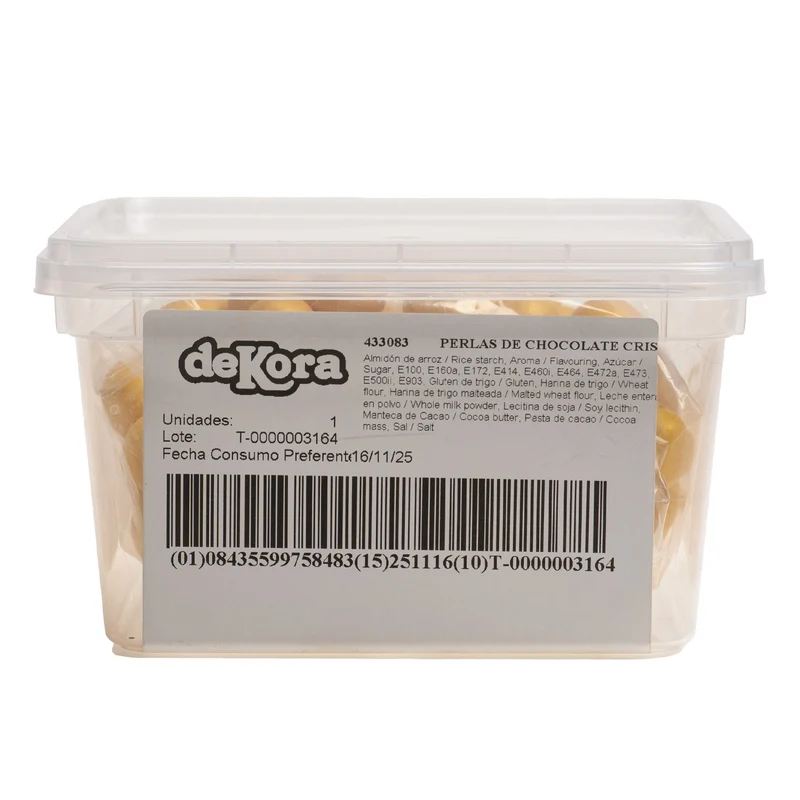 PERLAS DE AZÚCAR, CHOCOLATE Y CRISPY ORO VIEJO 350GR