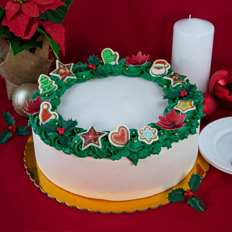 DECORACIÓN AZÚCAR NAVIDAD 18 MODELOS 3.1X 3.6CM