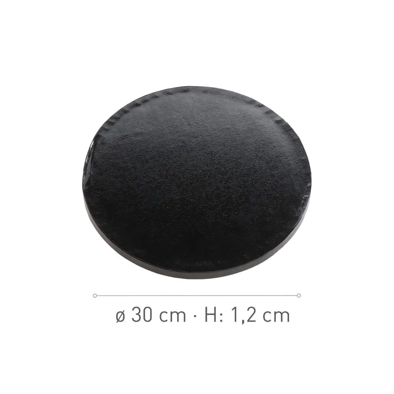 BASE DE TARTA REDONDA NEGRA Ø 30CM H1.2CM