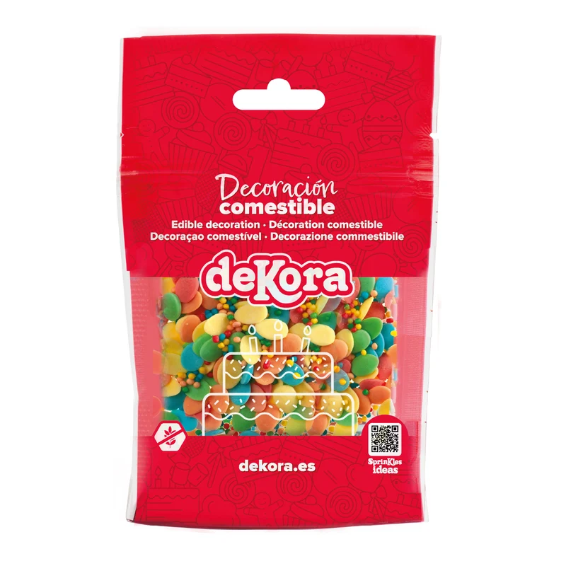 SPRINKLE MIX HUEVOS Y MANÁ COLORES 100G